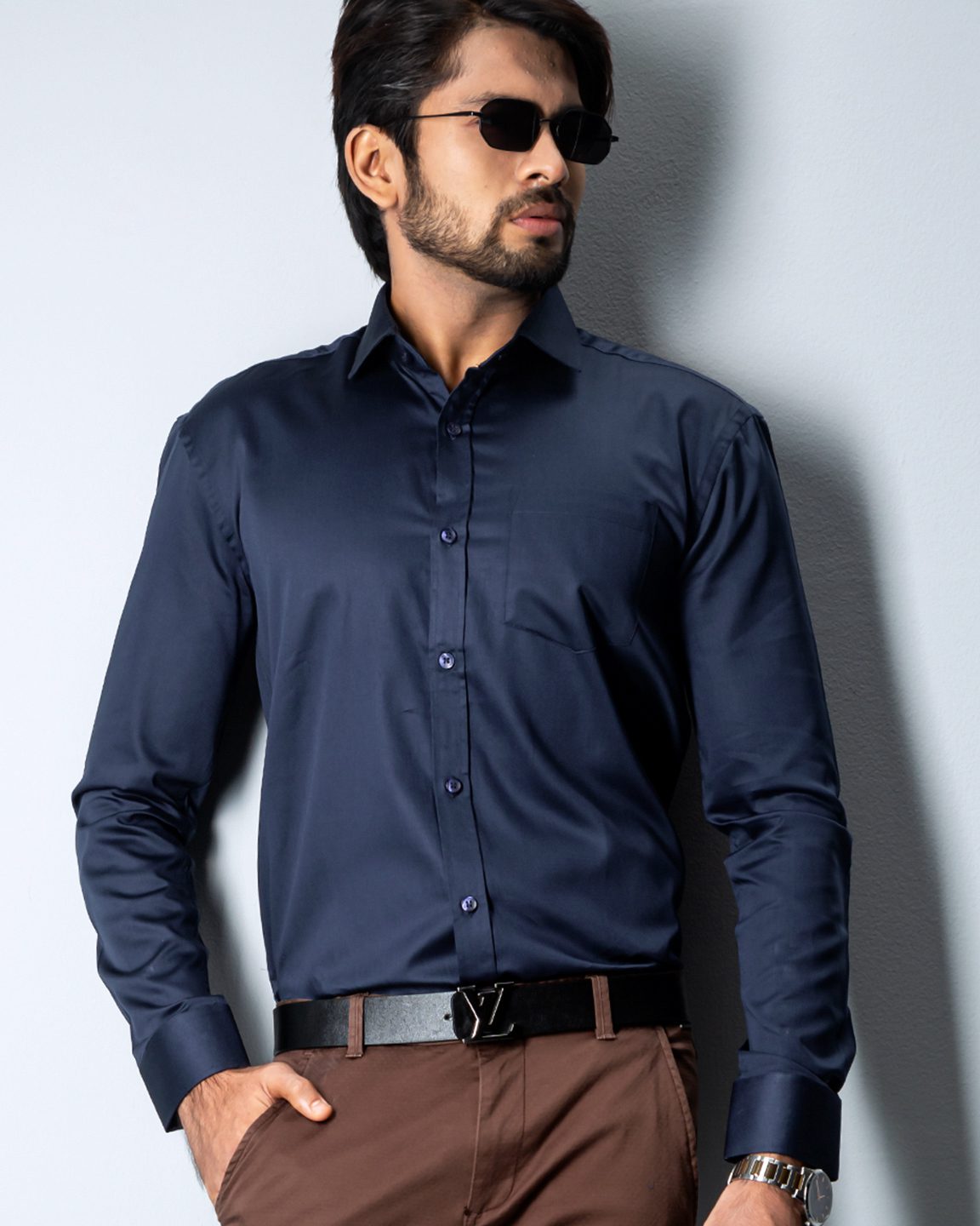 Men tailored fit formal shirt – Texmart