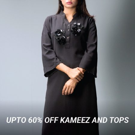 30% to 50% OFF Kameez and Tops